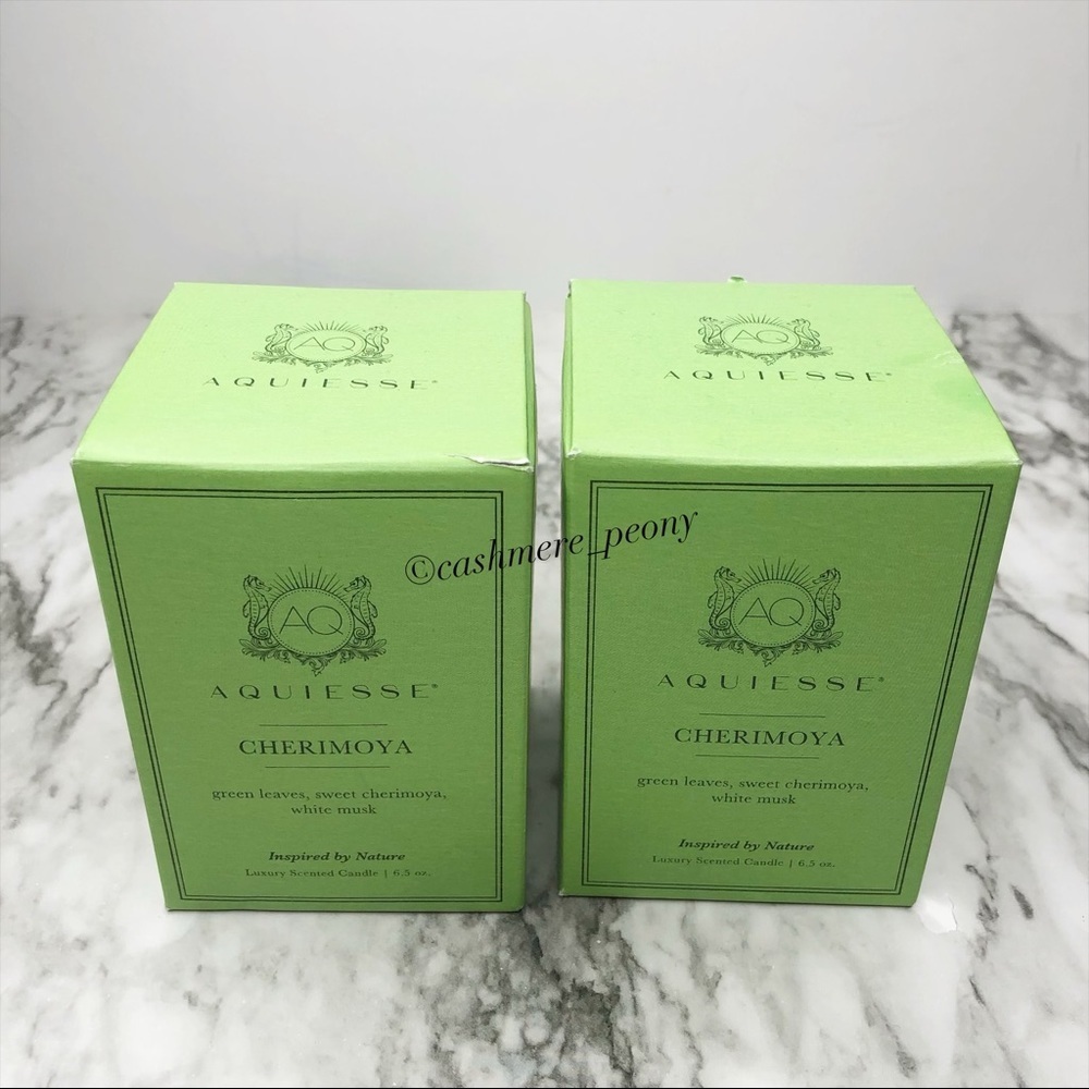 2X Aquiesse Cherimoya Candles